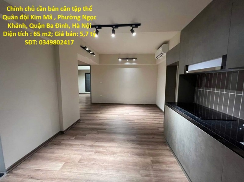 Chính chủ cần bán căn tập thể Quân đội Kim Mã, Phường Ngọc Khánh, Quận Ba Đình, Hà Nội