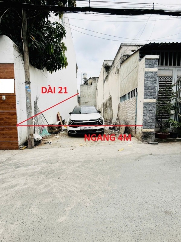 LÔ ĐẤT ĐẸP VUÔNG VỨC - HẺM Ô TÔ THÔNG LÊ THỊ RIÊNG THỚI AN QUẬN 12  - GIÁP GÒ VẤP – 4 TỶ 750.
