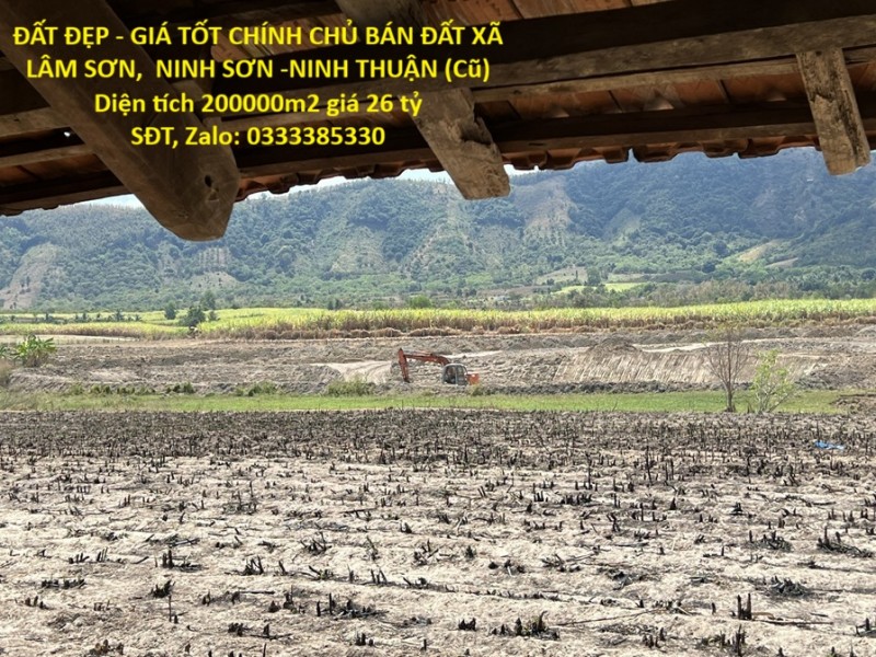 ĐẤT ĐẸP - GIÁ TỐT CHÍNH CHỦ BÁN ĐẤT XÃ LÂM SƠN,  NINH SƠN -NINH THUẬN (Cũ)