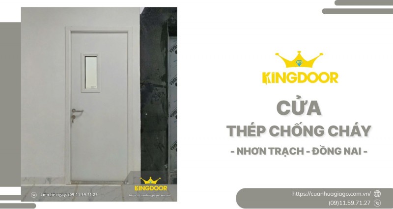 Cửa Thép Chống Cháy Tại Nhơn Trạch, Đồng Nai | Chuẩn PCCC