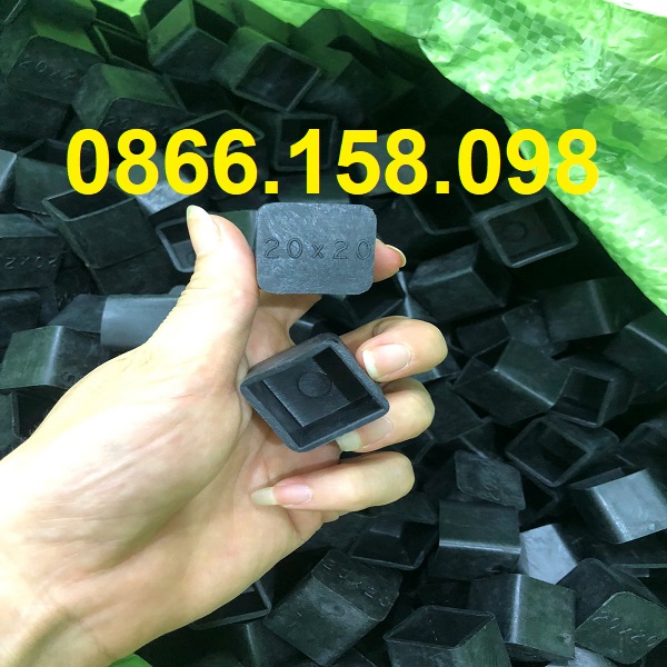 Nắp nhựa bịt đầu sắt hộp vuông 20x20mm giá rẻ toàn quốc