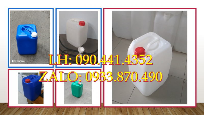 Can nhựa 30 lít tại Bình Chánh, can 25 lít đựng hóa chất tại Bình Tân