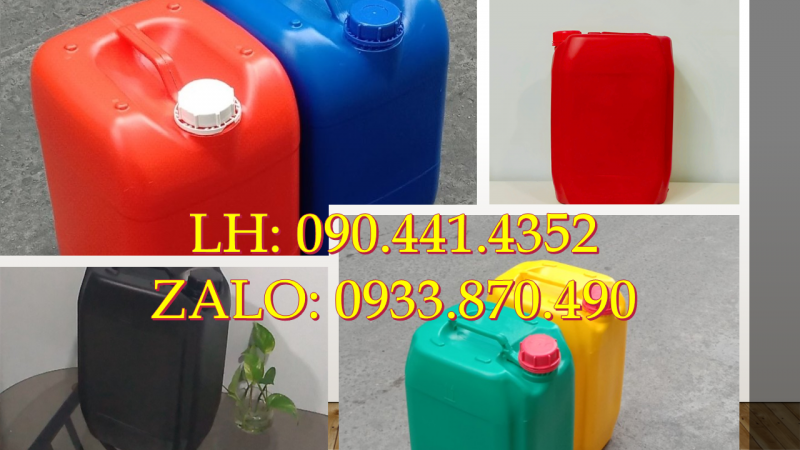 Can nhựa 30 lít tại Bình Chánh, can 25 lít đựng hóa chất tại Bình Tân