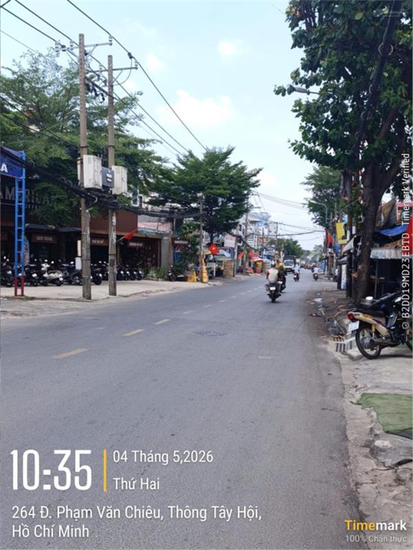 Mặt tiền Phạm Văn Chiêu - kinh doanh đỉnh - (4m x 28m) nhà 1 trệt 1 lửng - có vỉa hè to đỗ xe