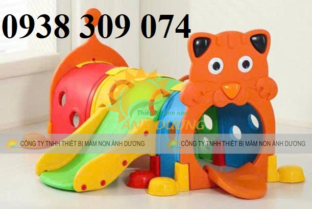 Hầm chui cầu trượt con hổ, hang chui cầu trượt con hổ trẻ em