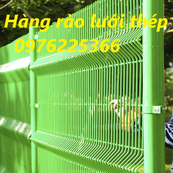 Hàng rào lưới chắn sóng mạ kẽm sơn tĩnh điện