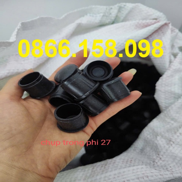 Xưởng sản xuất các loại nắp nhựa bịt đầu sắt hộp phi 27mm 