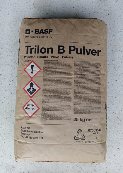 Trilon B Pulver – EDTA 4 muối  hóa chất khử phèn, khử kim loại nặng