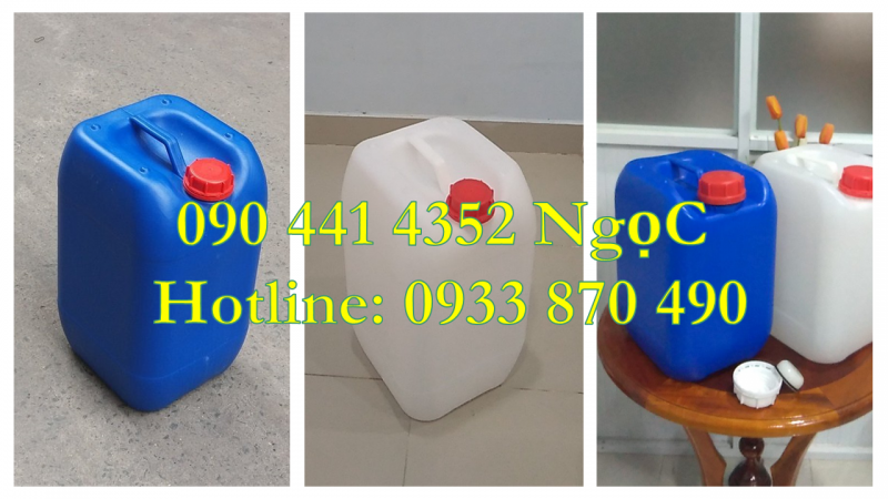 Can nhựa 10 lít quận 10, can nhựa 20 lít hóa chất tại Sóc Trăng, can 25 lít nhựa HDPE 