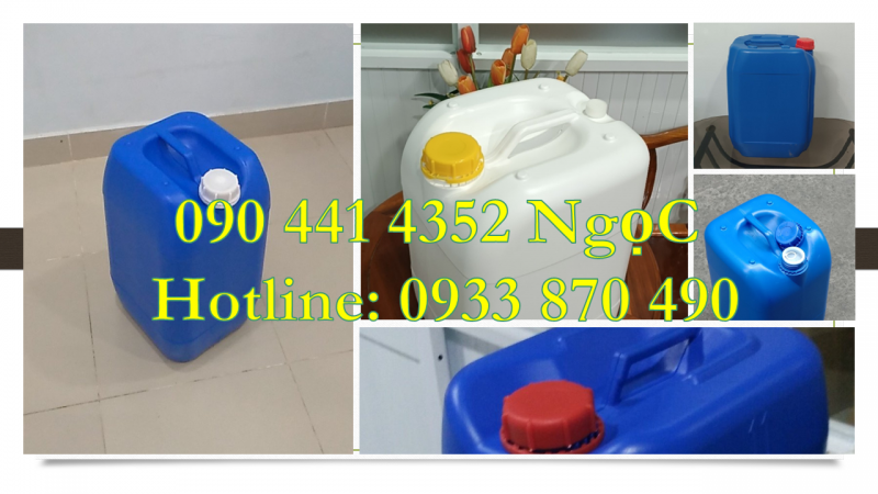 Can nhựa 10 lít quận 10, can nhựa 20 lít hóa chất tại Sóc Trăng, can 25 lít nhựa HDPE 