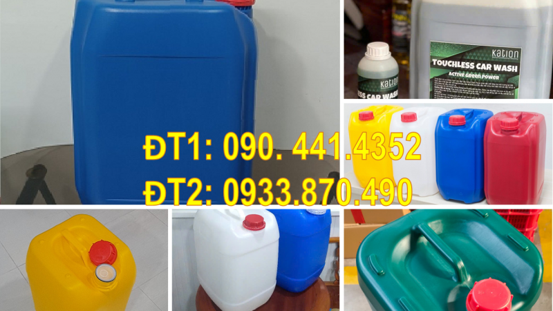 Gía can nhựa 25 lít đựng tá dược bào chế, can nhựa 30 lít đựng hóa chất y tế xét nghiệm 