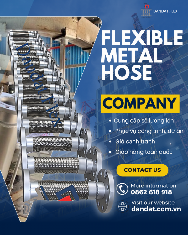 Ống Mềm Inox Công Nghiệp Chịu Nhiệt, Chống Rung Hiệu Quả 