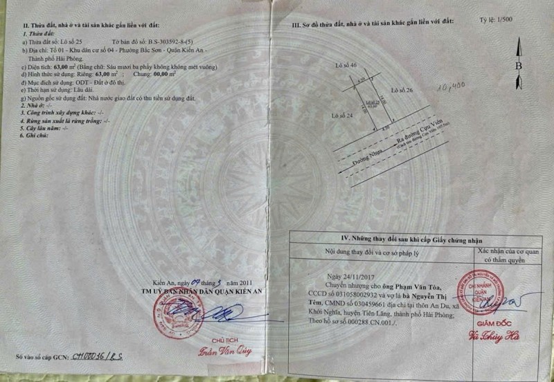 Chủ cần bán lô đất tuyến 2 đường Cựu Viên - Bắc Sơn, Kiến An - Kinh doanh buôn bán cực tốt