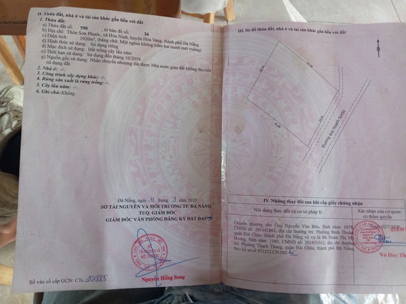 ĐẤT ĐẸP HÒA NINH – VUÔNG VỨC – GIÁ TỐT