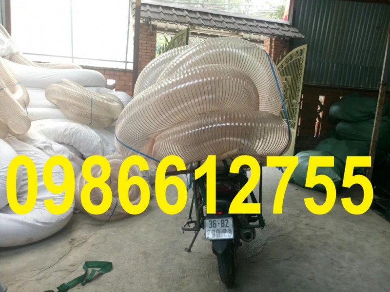 Ống Hút Bụi PU Lõi Đồng Phi 250 dùng hút bụi gỗ