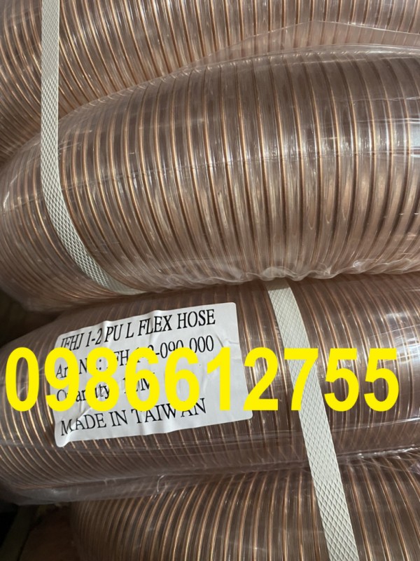 Ống Hút Bụi PU Lõi Đồng Phi 250 dùng hút bụi gỗ