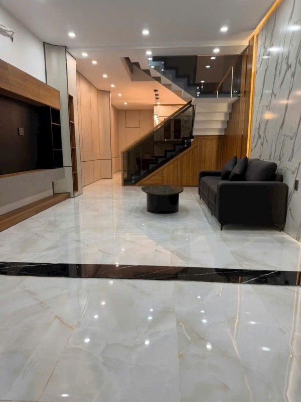 Đường Xe Hơi - 8 TỶ NHỈNH - TÂN PHÚ - Nhà Mới - Tặng Full Nội Thất - Gần Đầm Sen - 74M2(4,1*18) - 2