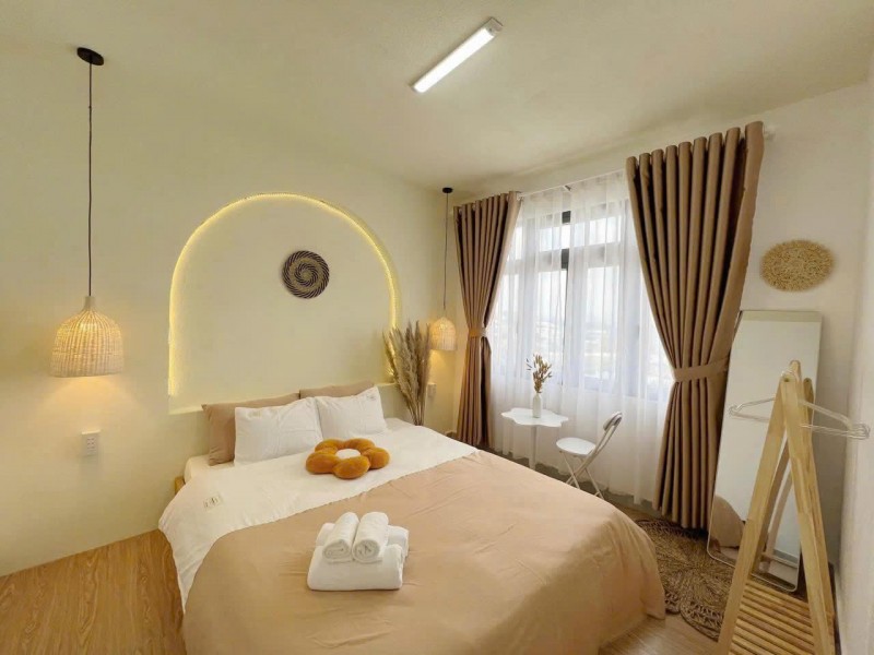 Cho thuê Homestay Kim Đồng Phường 6 Đà Lạt - View nhà lồng full nội thất