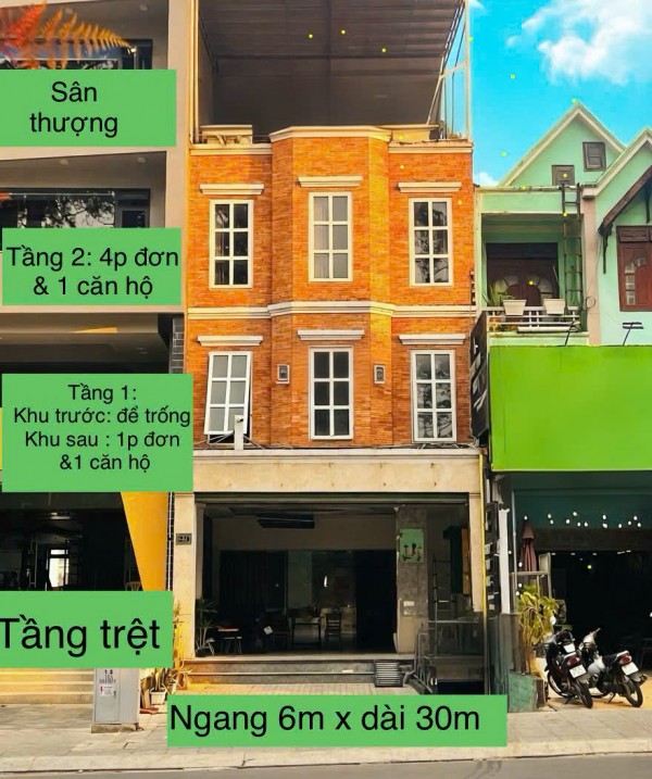Cho thuê nhà mặt tiền Phù Đổng Thiên Vương Phường 8 Đà Lạt