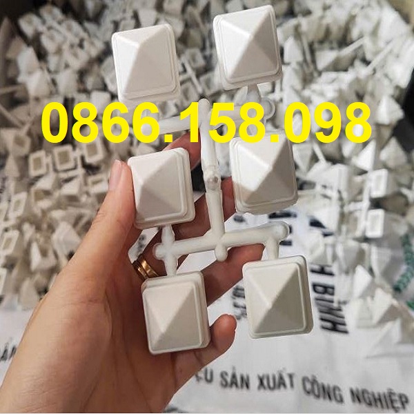 Nắp chụp đầu sắt hộp hàng rào vuông 20x20mm giá tốt