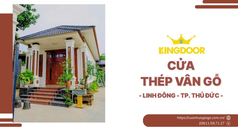 Cửa Thép Vân Gỗ Tại Linh Đông, TP. Thủ Đức | Bền Đẹp - Giá Tốt