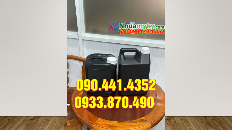 Can nhựa 2 lít đựng thực phẩm, can nhựa 2 lít vuông đựng hóa chất