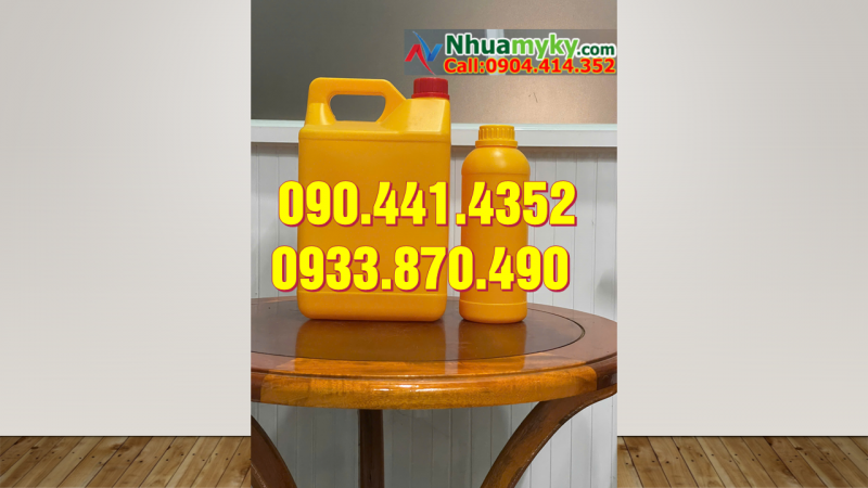 Can nhựa 2 lít đựng thực phẩm, can nhựa 2 lít vuông đựng hóa chất