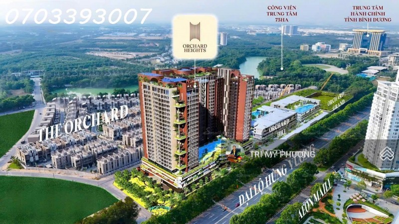 Orchard Heights - chỉ 1 tỷ 500 triệu, công chứng, sang tên ngay căn 2PN + MT Đại Lộ Hùng Vương