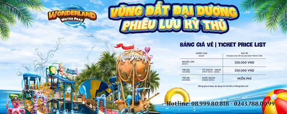 Vé công viên nước NovaWorld Wonderland Water Park Phan Thiết
