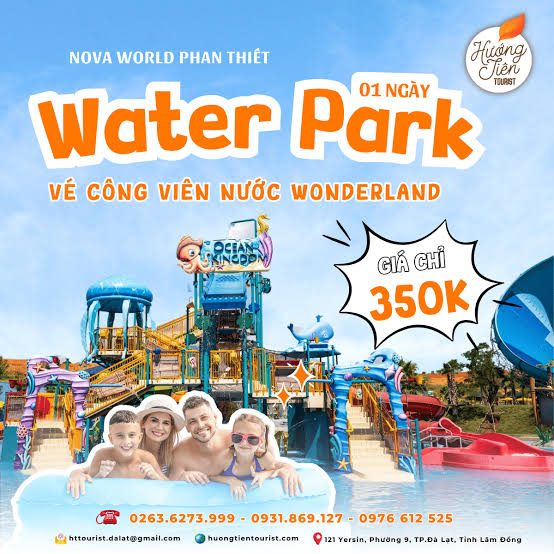 Vé công viên nước NovaWorld Wonderland Water Park Phan Thiết