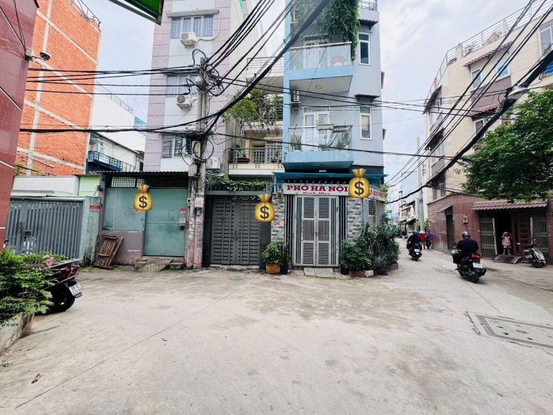 CHỦ 1 ĐỜI BÁN NHÀ C4 MẶT TIỀN HXH 8M Đ.TÔN THẤT THUYẾT, QUẬN 4- NGANG LỚN HIẾM 10,7M*27,9M DTCN