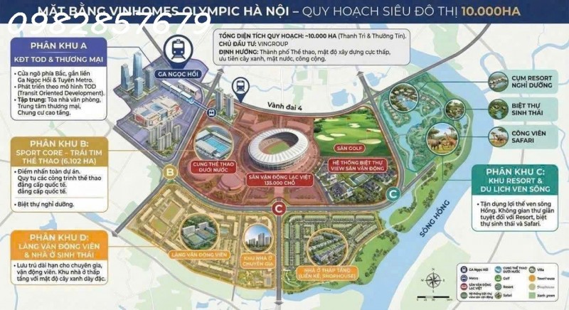 Chuẩn bị bán shophouse trục chính Vinhomes Olympic năm 2026