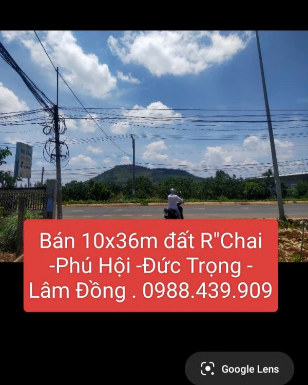Bán 360m2 đất R''Chai Đức Trọng Lâm Đồng 1 tỷ7