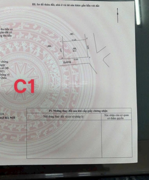 Lô đất trung tâm Đại Học Quốc Gia - TP Hoà Lạc , Vị Trí cực đẹp Diện tích: 100m2 Full Thổ Cư