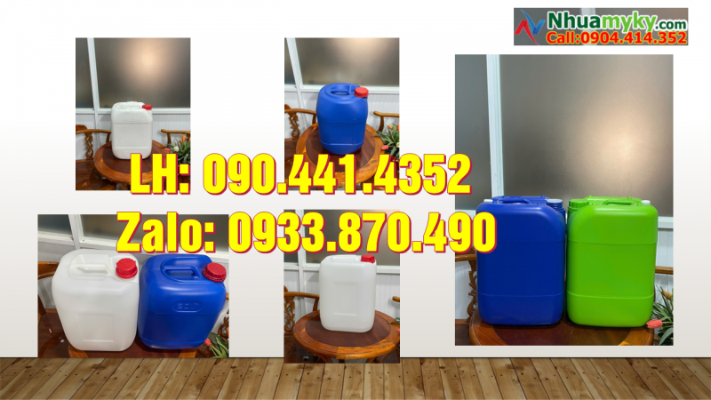Thùng nhựa 20 lít giá bao nhiêu, xưởng can nhựa 25 lít hóa chất ở đâu? 