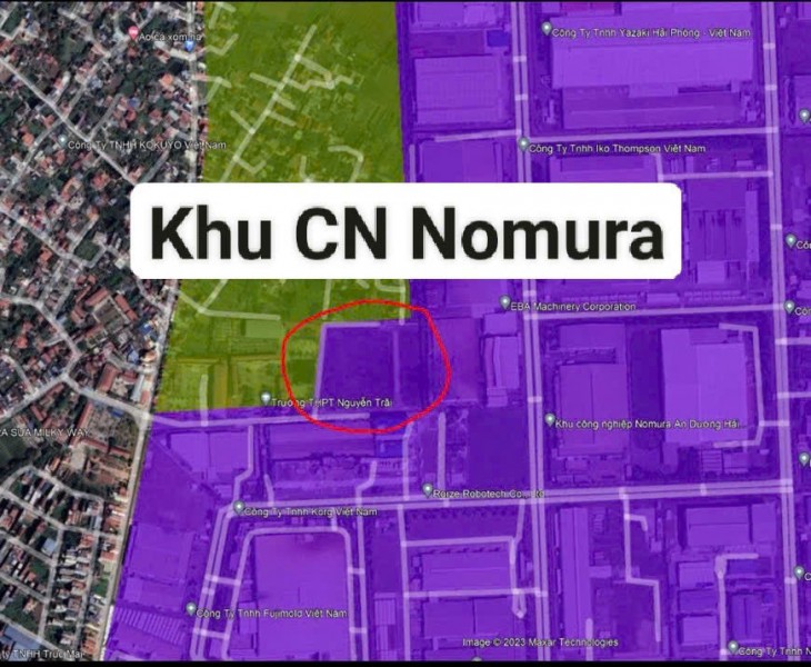 CHÍNH CHỦ cần bán nhà máy lô góc tại An Hưng,An Dương,TP Hải Phòng ( Giáp KCN Nomura)