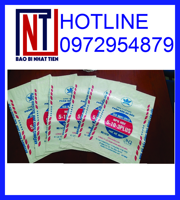 Bao PP dệt in flexo đựng phân bón, gạo, bột mì...