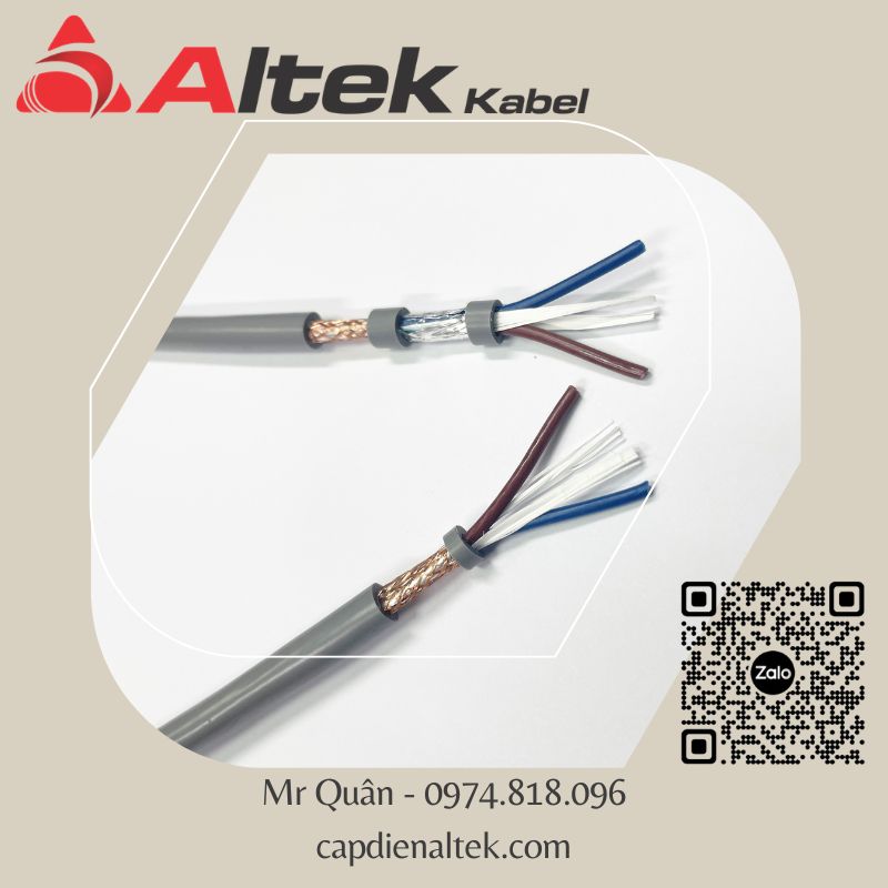 Altek Kabel: Cáp tín hiệu 2 lõi bọc kim Sh-500