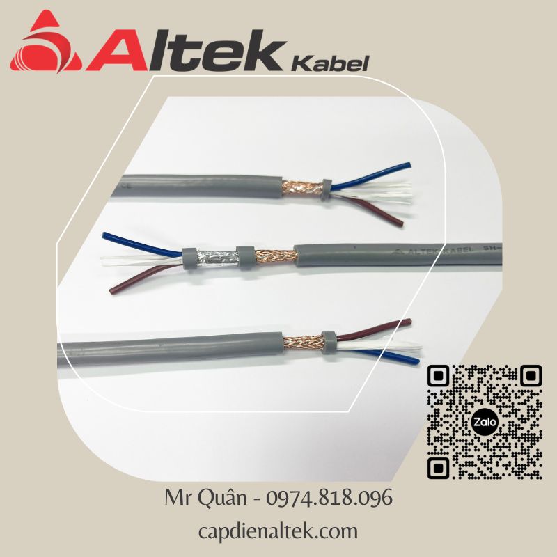 Altek Kabel: Cáp tín hiệu 2 lõi bọc kim Sh-500