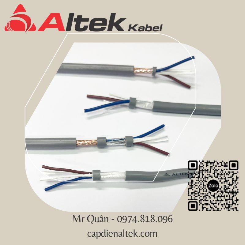 Altek Kabel: Cáp tín hiệu 2 lõi bọc kim Sh-500