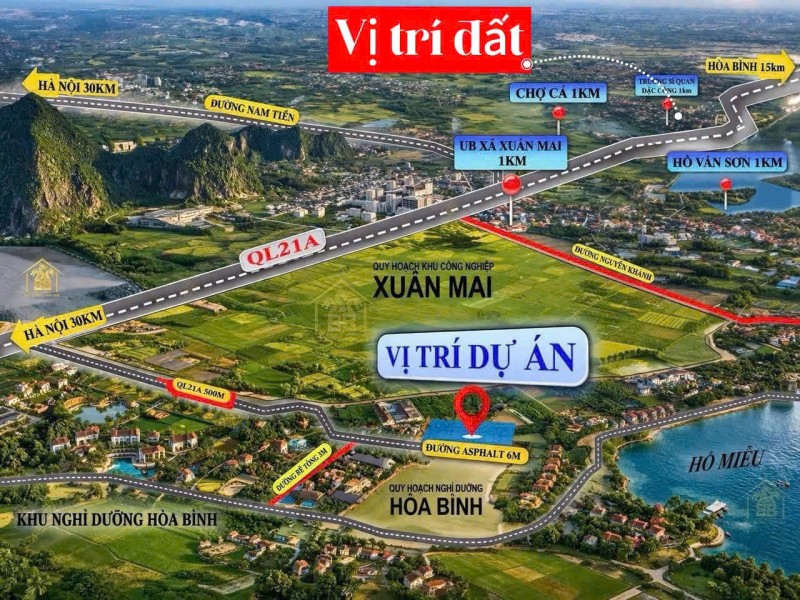 Đất nền Chương Mỹ - Lô góc 2 mặt tiền siêu hiếm - Vị trí đẹp đón sóng Metro - Hạ tầng bùng nổ
