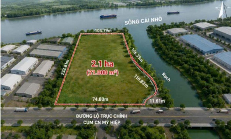 CẦN BÁN 21,4 HA ĐẤT CỤM CÔNG NGHIỆP MỸ HIỆP – CAO LÃNH, ĐỒNG THÁP