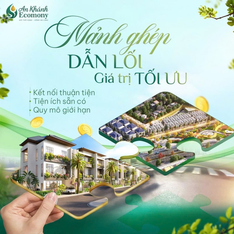 Liền kề 2 mặt tiền. Dự án đang hót nhất phía bắc An Khánh - Hà Nội ( Ecomony giá bán 15 tỷ )