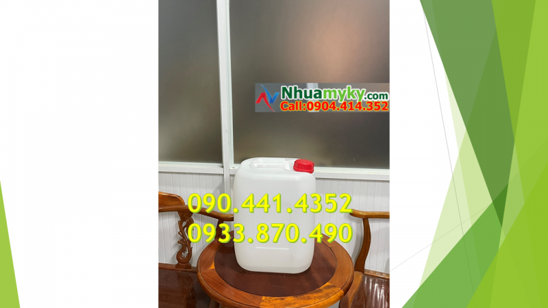 Can nhựa 25 lít xanh dày, vỏ thùng nhựa 20 lít đựng hóa chất tẩy đa năng 