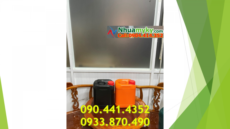 Ở đây sx can nhựa 1 lít đựng chất dễ cháy, can 2 lít đựng acetone