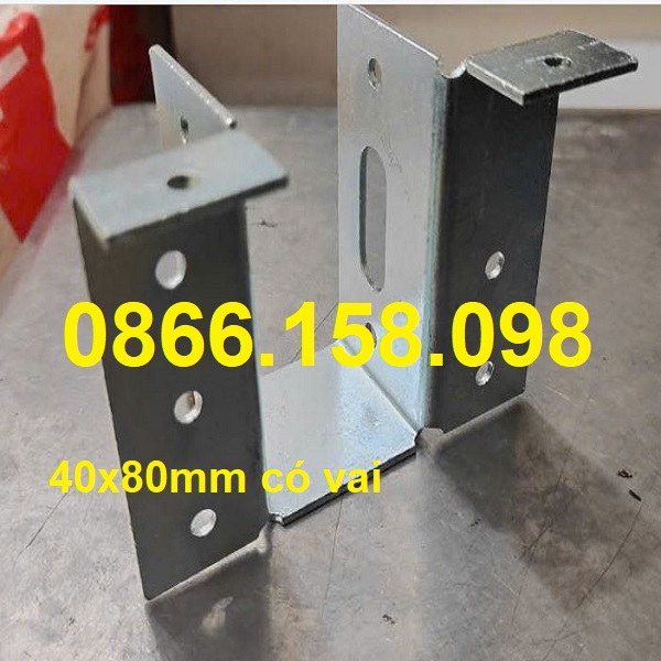 Bas lắp ghép 40x80, bát U xà gồ 40x80mm giá tại xưởng