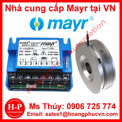 Đại lý cung cấp Mayr Roba tại việt nam