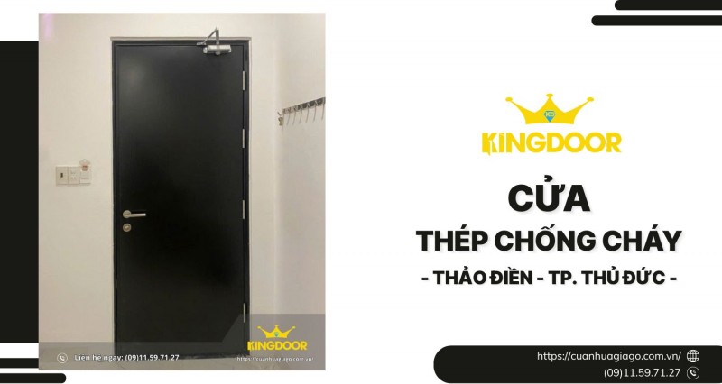 Cửa Thép Chống Cháy Tại Thảo Điền, TP. Thủ Đức (Quận 2 Cũ)