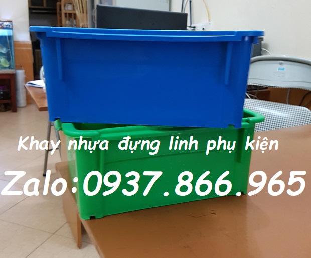 Khay chứa linh kiện điện tử, khay nhựa nguyên sinh, thùng A3, hộp A3