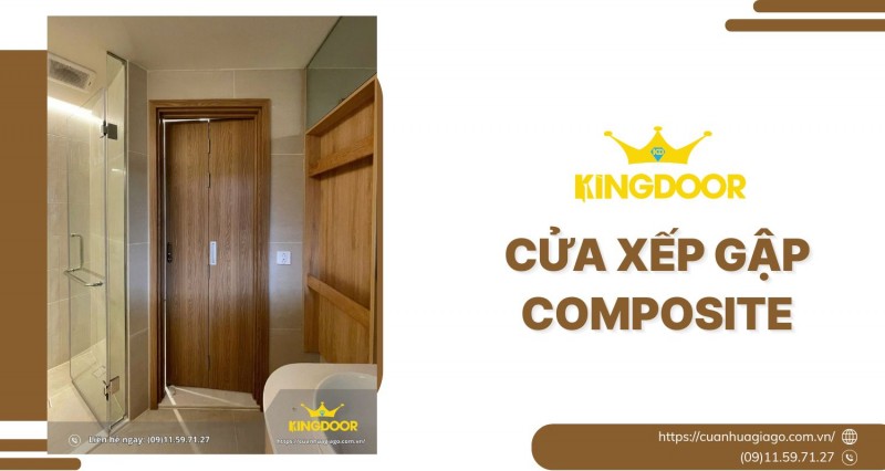 Cửa Xếp Gập Composite Cao Cấp | Sản Xuất & Lắp Đặt Kingdoor